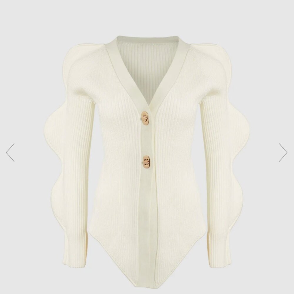 Skinny V-Neck Knitted Cardigan